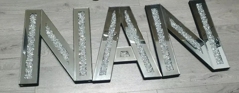 Diamond Crushed NAN WALL SIGN