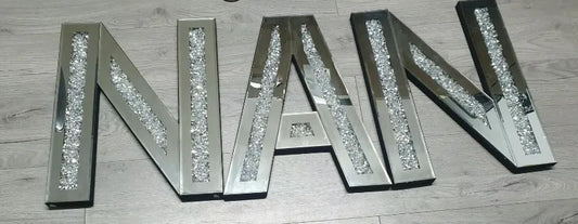 Diamond Crushed NAN WALL SIGN