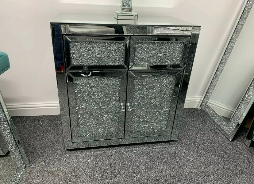 Diamond Crushed Sideboard Cabinet