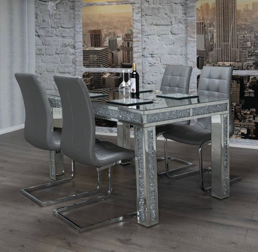 Crushed Diamond XL Dining Table