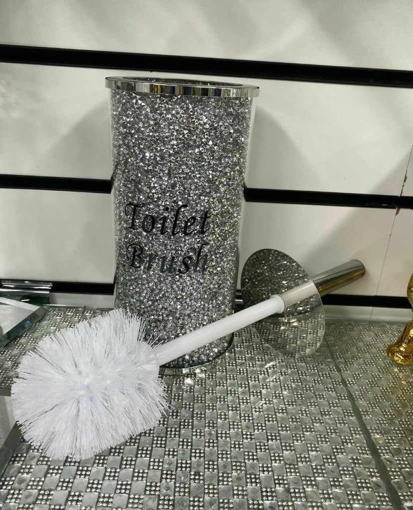 Crushed Diamond Bathroom Toilet Brush