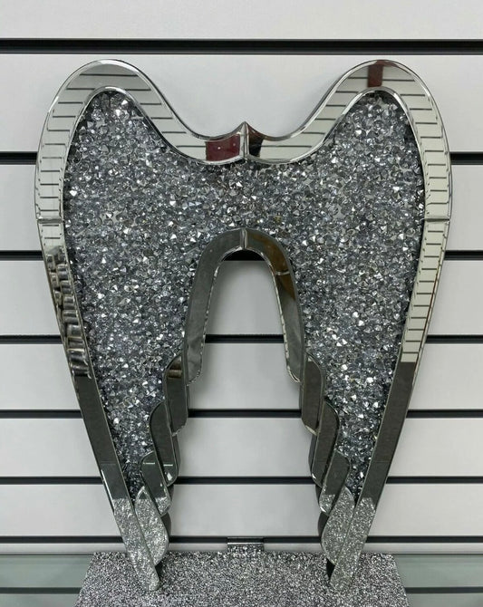 Diamond Crushed XL Angel Wings