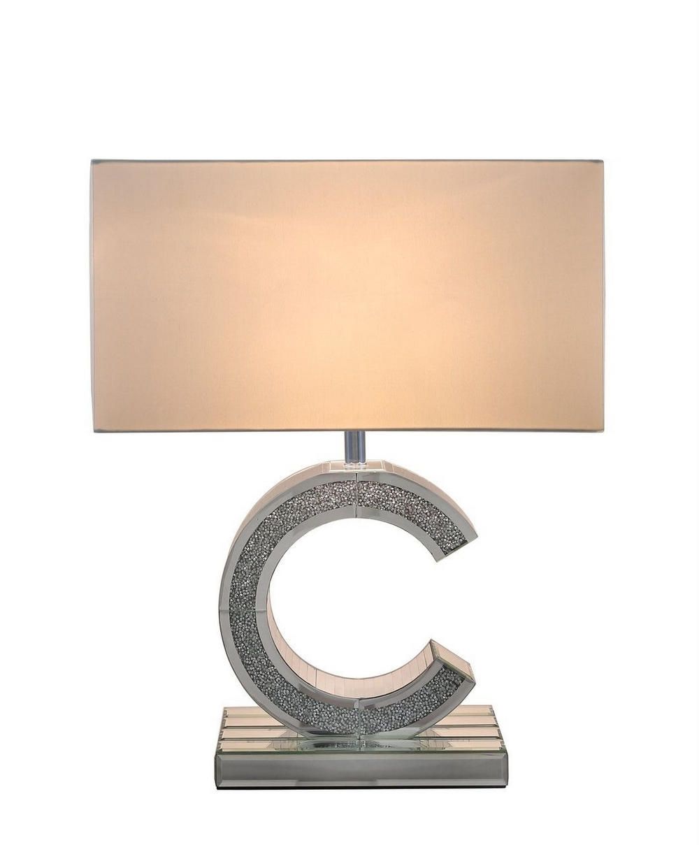 DIAMOND C MIRRORED LAMP