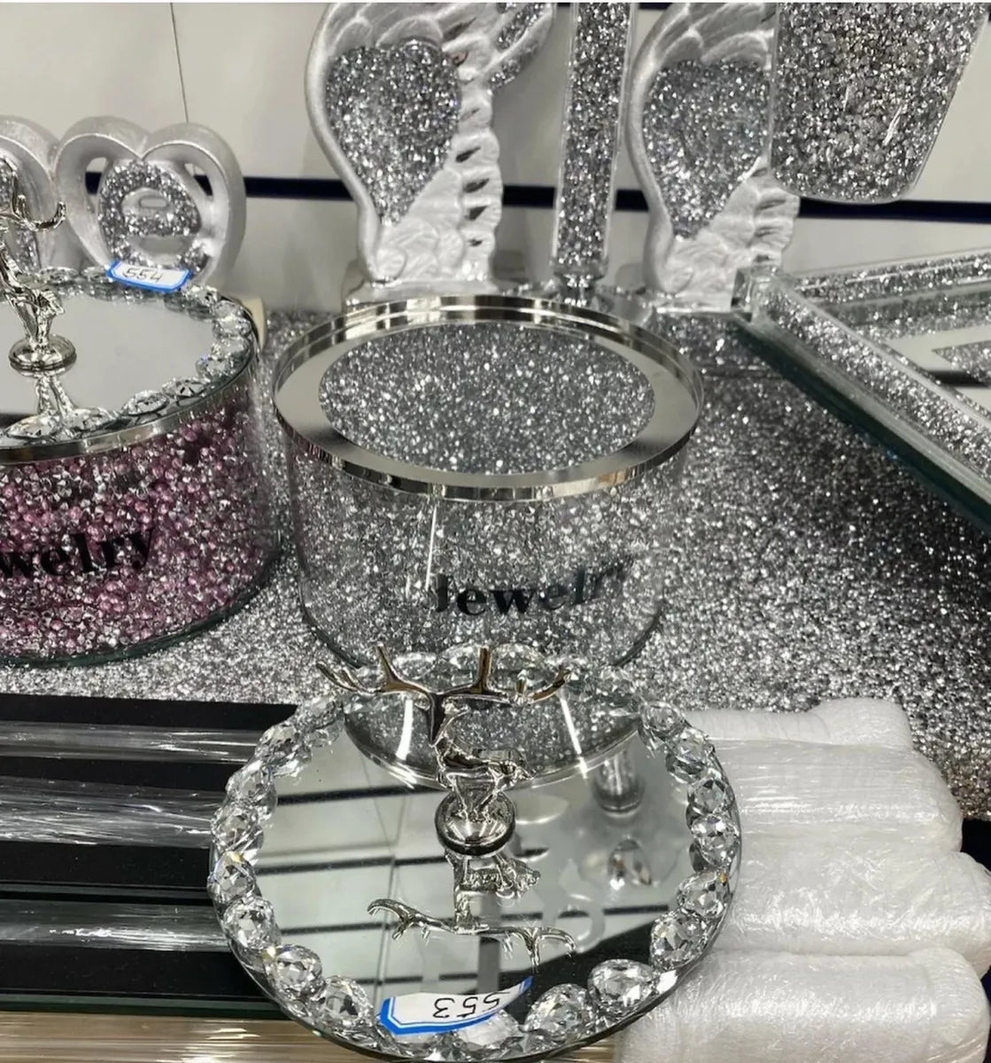 Diamond crushed Jewellery Cylinder
