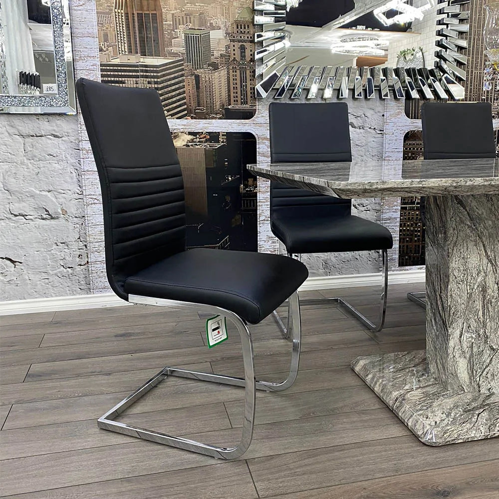 Leather Dining Table Chairs Home Decor